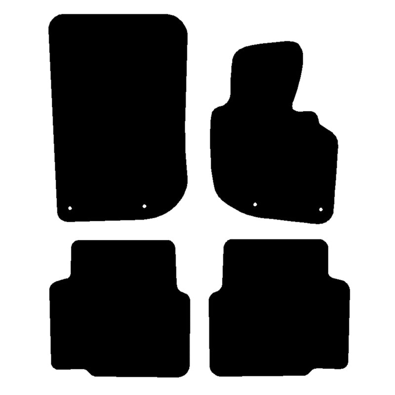 Tailor Made Floor Mats Suits BMW E36 Coupe 328i 1991-1998 Custom Front & Rear Black BM036-4