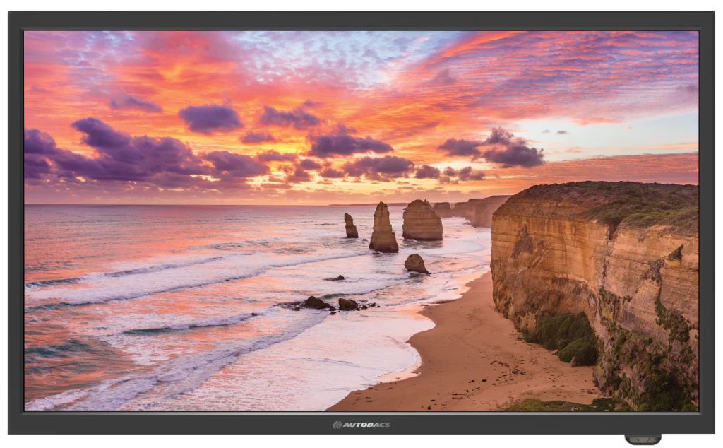 AutoBacs Smart Television 23.8 Inch Full 12/24V FHD LED TV Digital HD Tuner Widescreen AMAZA TV24