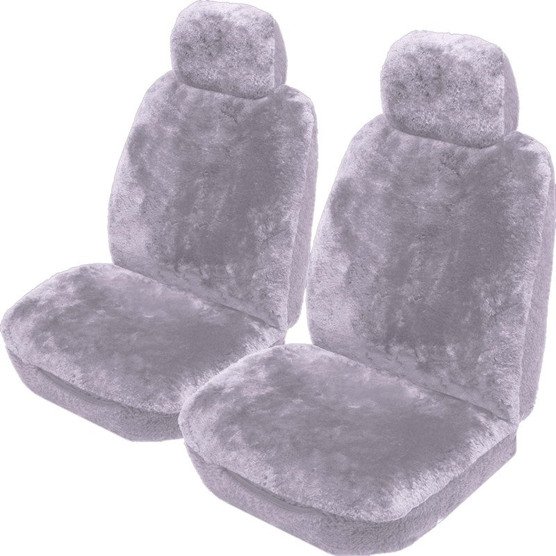 Snowy Premium 25mm Sheepskin Seat Covers 5 Years Warranty Deploy Safe XL Pair