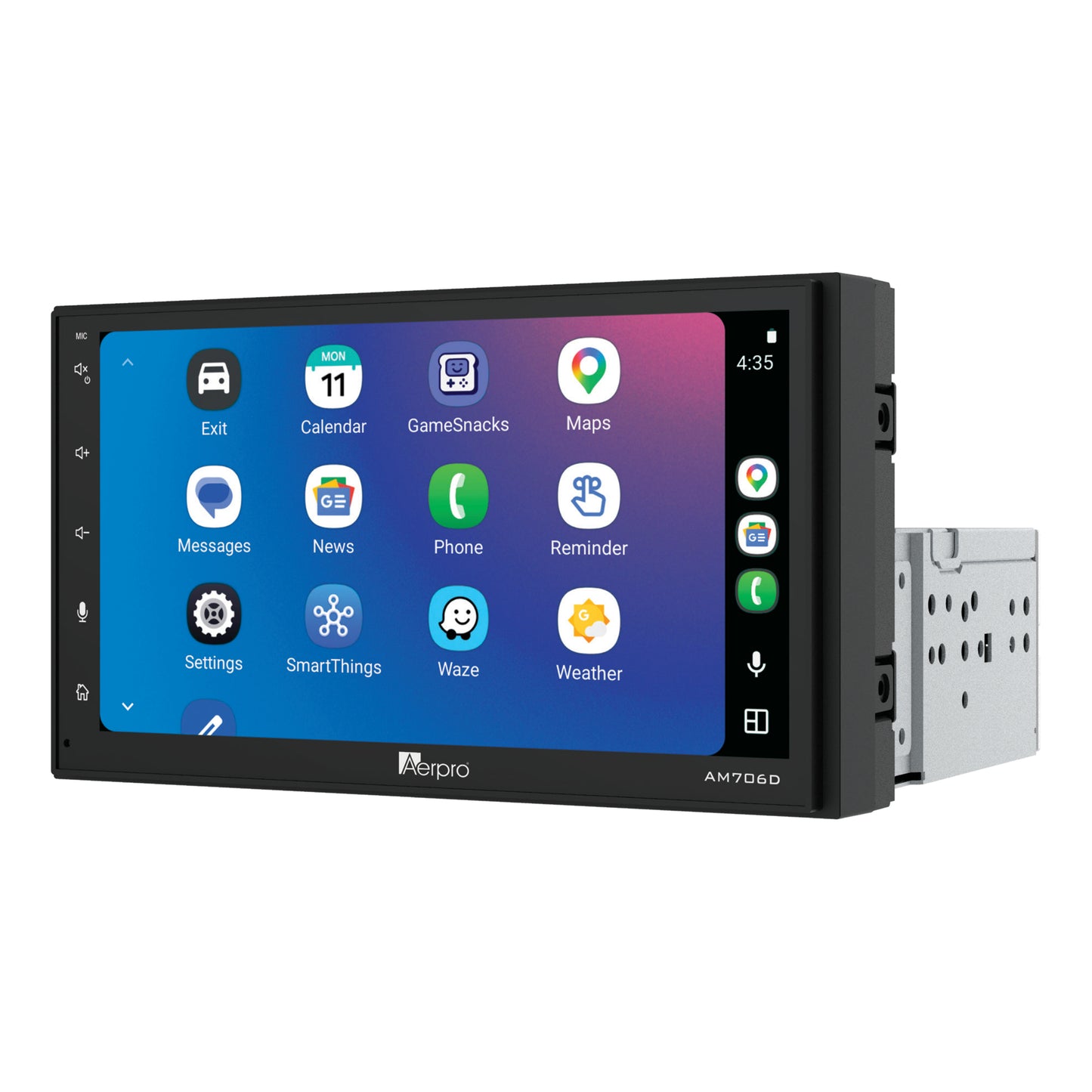 6.8" Multimedia Receiver with Wireless Apple Carplay & Android Auto AM706
