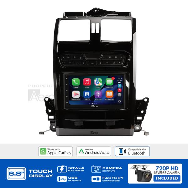 6.8" Multimedia Receiver Suits Falcon BA BF Territory SX SY & Ford Falcon BA-BF Piano Black AX9750PB
