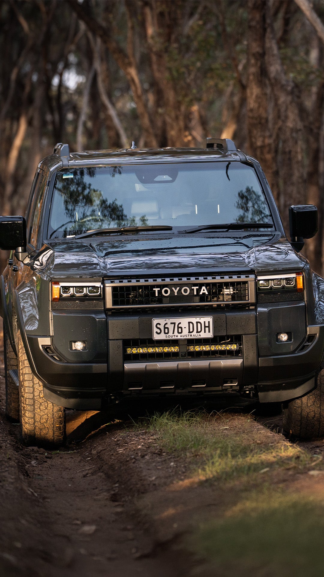 Night Hawk Behind Grille 28" Light Bar Kit suit Toyota Prado 250 8/2024-On NHBGT560LB