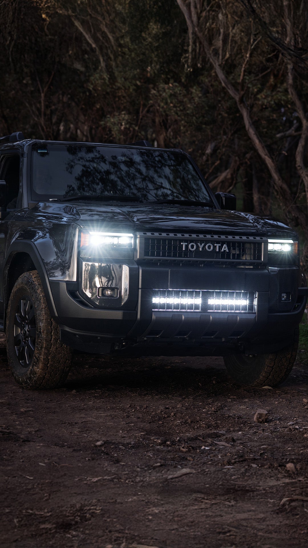 Night Hawk Behind Grille 28" Light Bar Kit suit Toyota Prado 250 8/2024-On NHBGT560LB