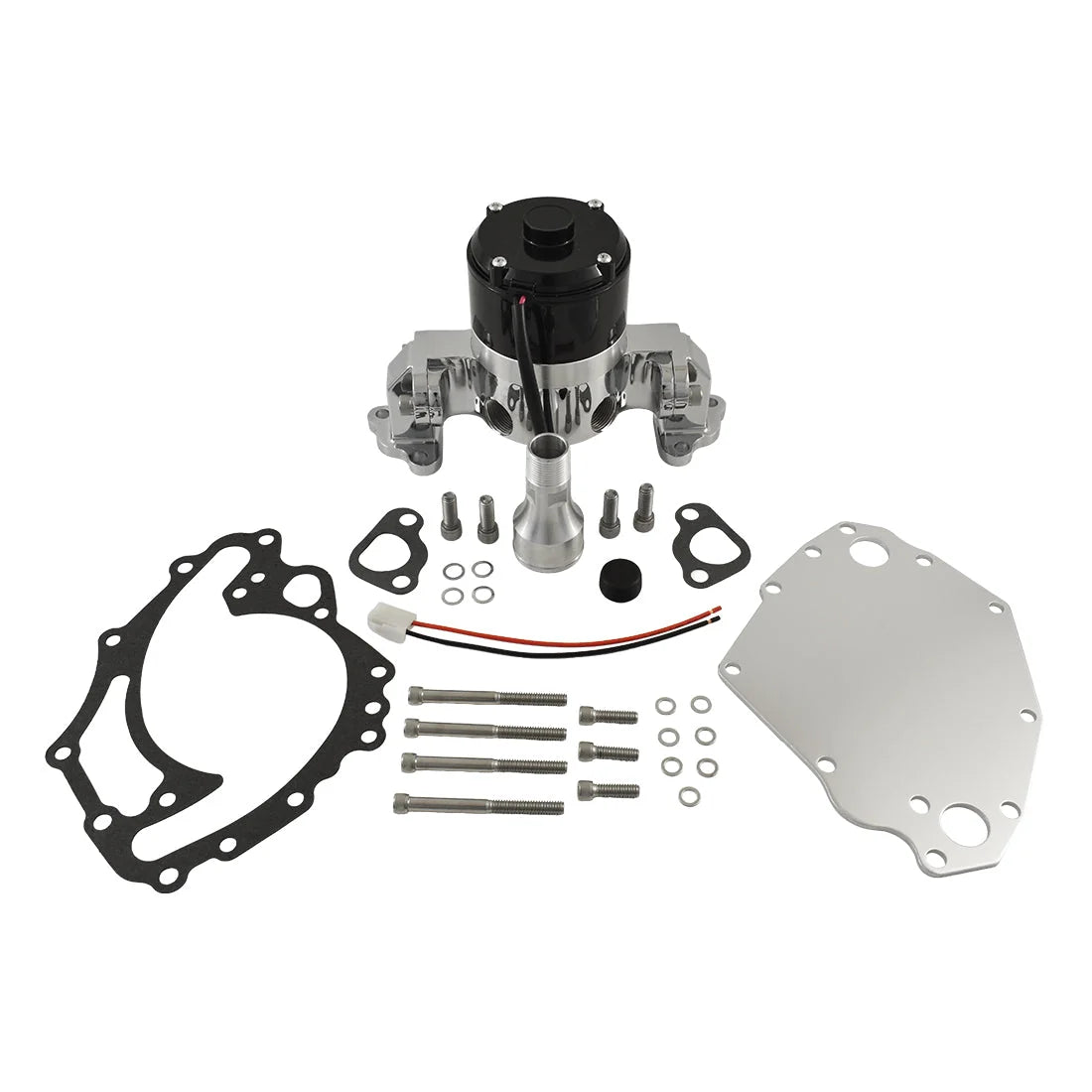 Ford Cleveland 302 351 Performance Electric Water Pump 35GPM Chrome CAL-5210CH