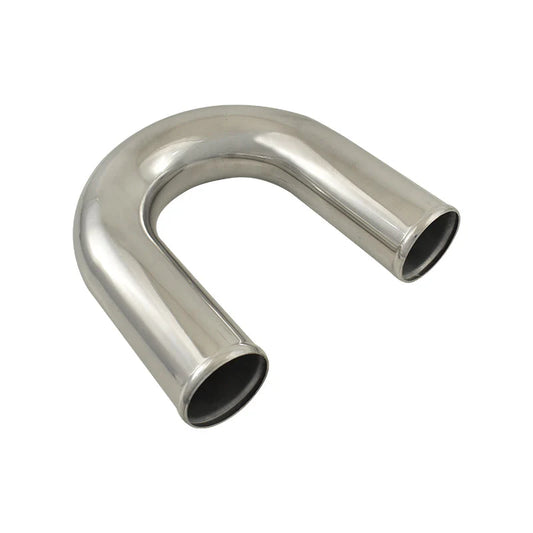 Cal Custom 180° 2 Inch (51mm) Mandrel Bend - Aluminium Intake Intercooler Pipe CAL-T18051-600-AL