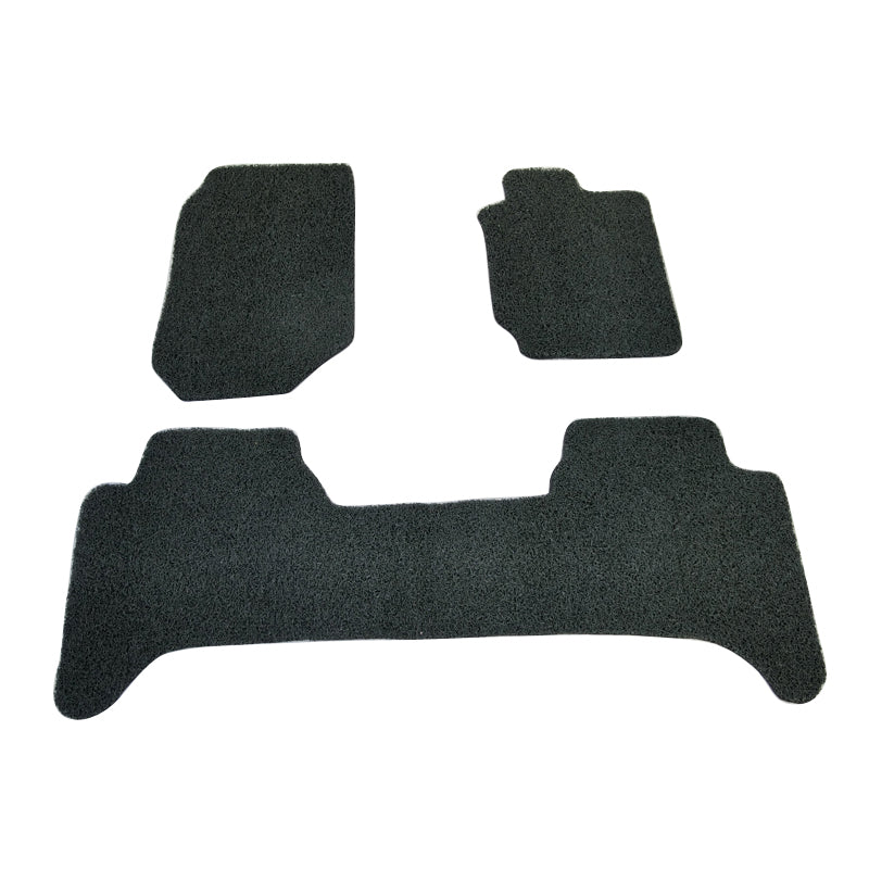 Custom Floor Mats Suits Mazda BT-50 Dual Cab 2012-6/2020 Front & Rear Rubber Composite PVC Coil