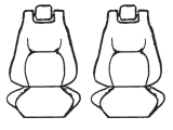 Custom Made Wet N Wild Neoprene Seat Covers Suits Toyota Corolla Cross Atmos 7/2022-On 2 Rows