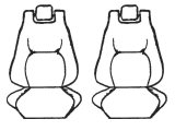 Custom Made Esteem Velour Seat Covers Suits Toyota Corolla Cross GX / GXL 7/2022-On 2 Rows