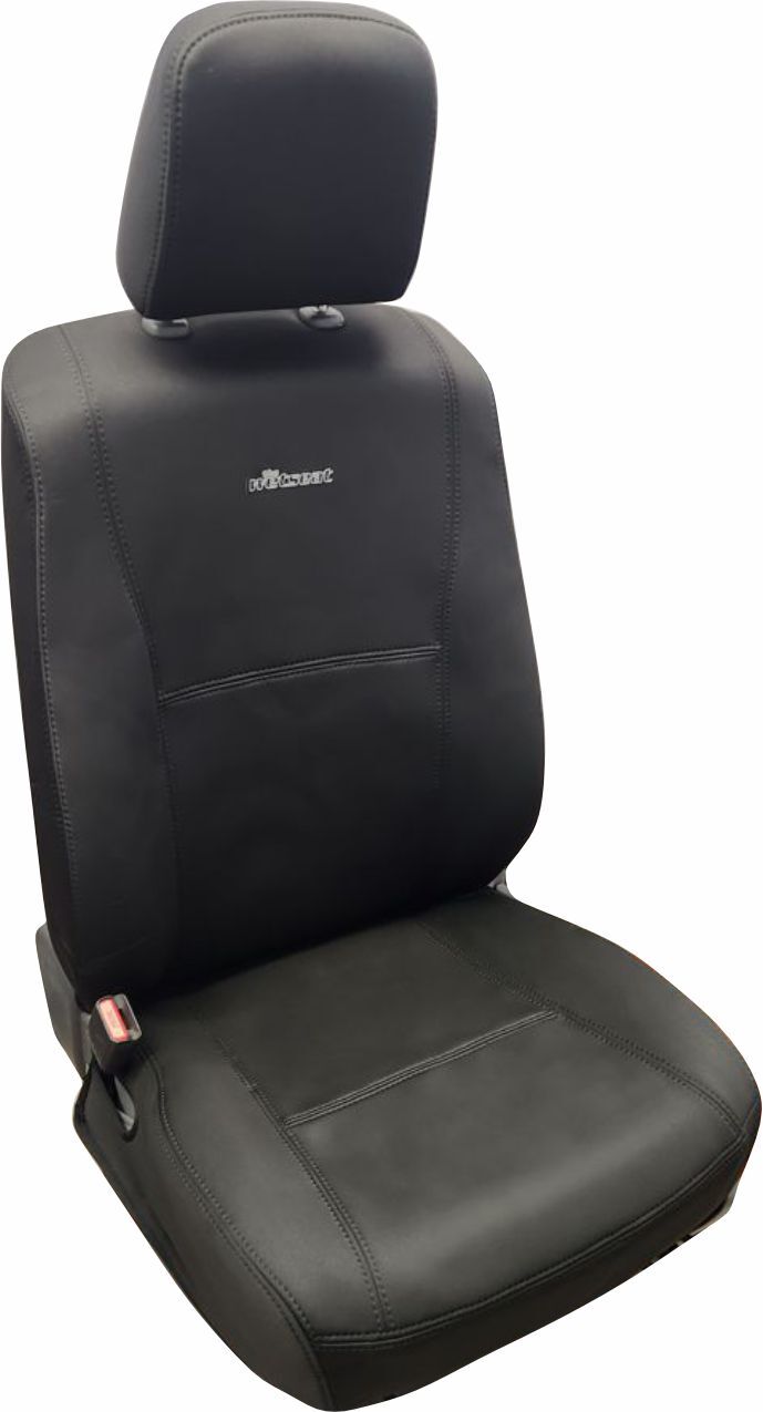 Wet Seat Black Neoprene Seat Covers suits Toyota Landcruiser 79 Series Black Edition Single Cab Ute 7/2016-On Black with Black stitching