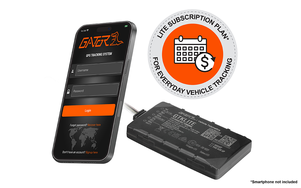 Gator Vehicle GPS 4G Tracking System 12-24V GTKLITE