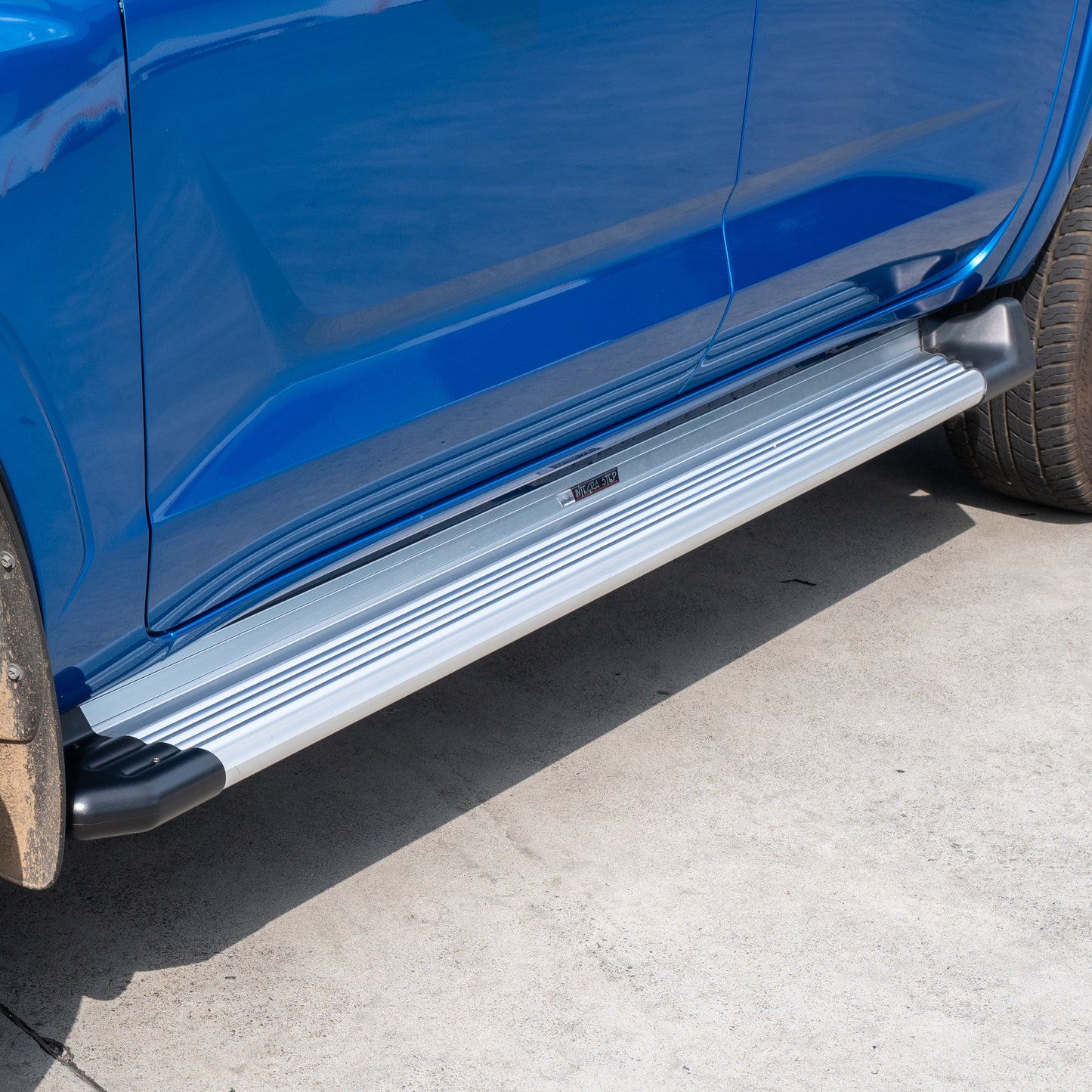 Side Steps Suits Mitsubishi Triton MY24 Dual Cab 2024-On Integra Silver 30M68D