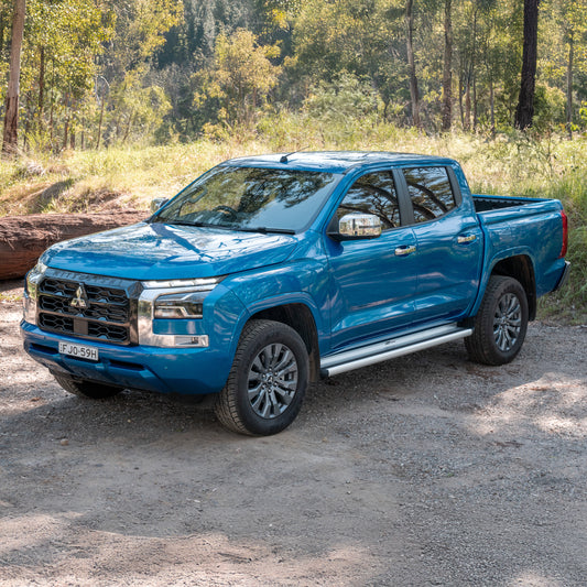 Side Steps Suits Mitsubishi Triton MY24 Dual Cab 2024-On Stepboards 18M68D