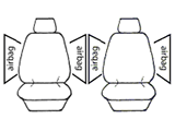 Custom Seat Covers Wet Wild Neoprene suits Toyota Rav 4 Edge / Cruiser Wagon 1/2026-On