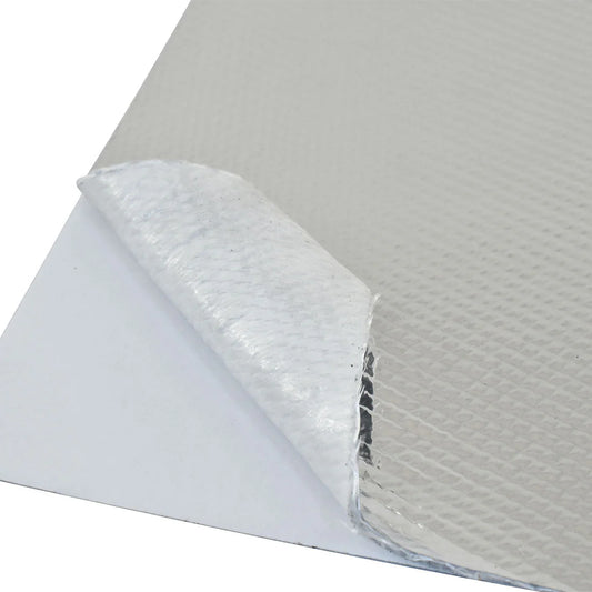 Cal Custom Thermal Shield Adhesive Backed Heat Reflective Sheet, 24" X 48", Aluminium Silica CAL-H1359AL