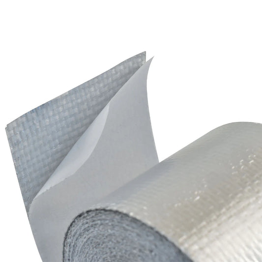 Cal Custom Heat Reflective Tape 1-1/2" X 30', Adhesive Backed, Aluminium CAL-H1047AL