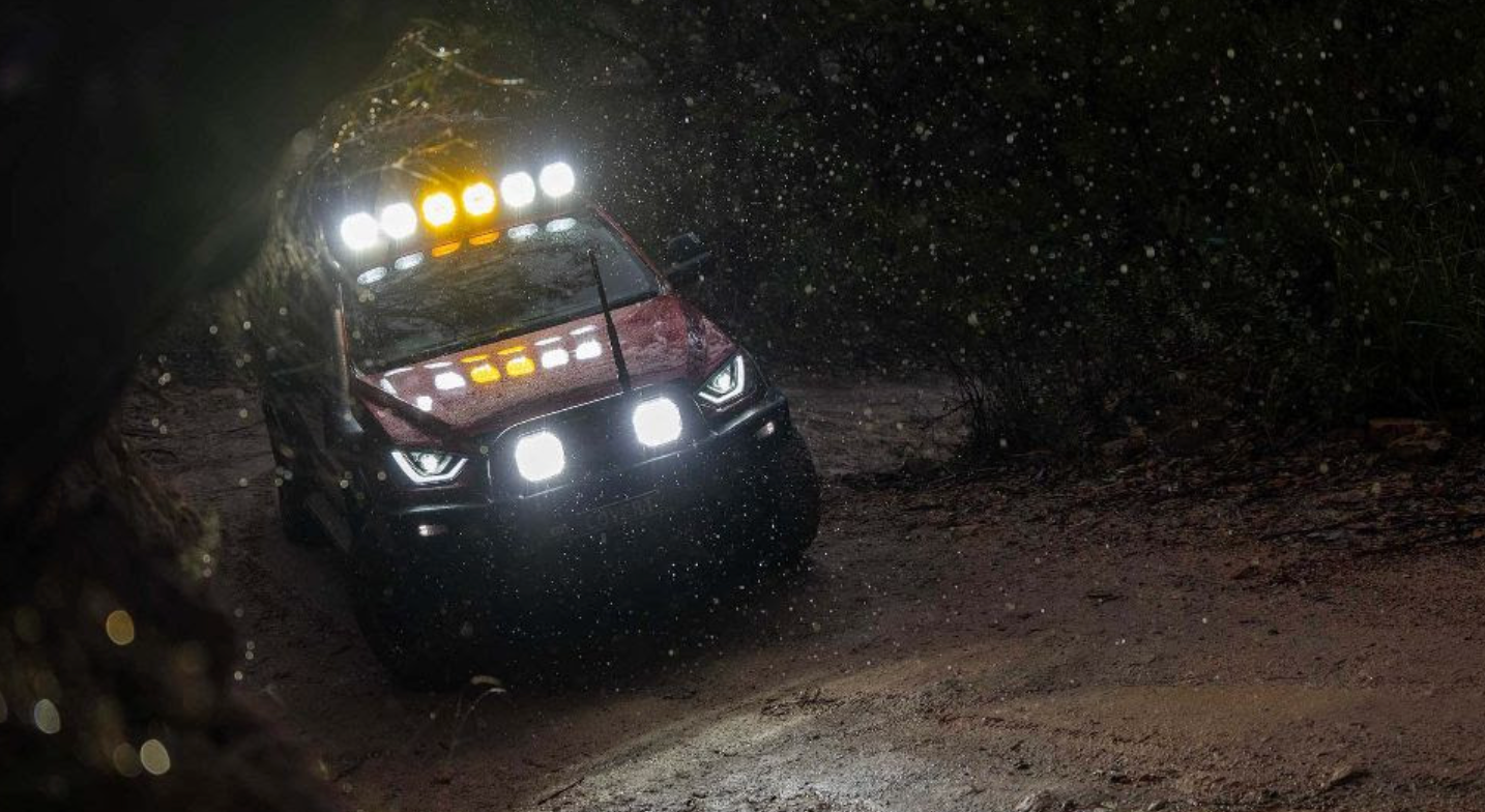 Night Hawk ADV 9" LED Combo Driving Lights NHA230AK