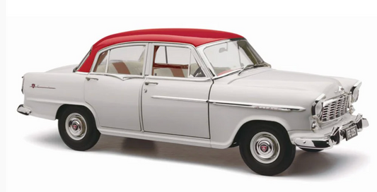 1:18 Classic Carlectables Holden FE Special Gypsy Red over Castle Grey 18850