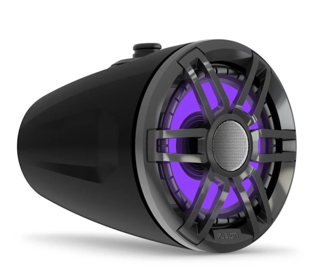 Fusion Marine 6.5" 200 Watt Sports Black Marine Wake Tower Speakers with RGB LED Lighting 010-02583-01