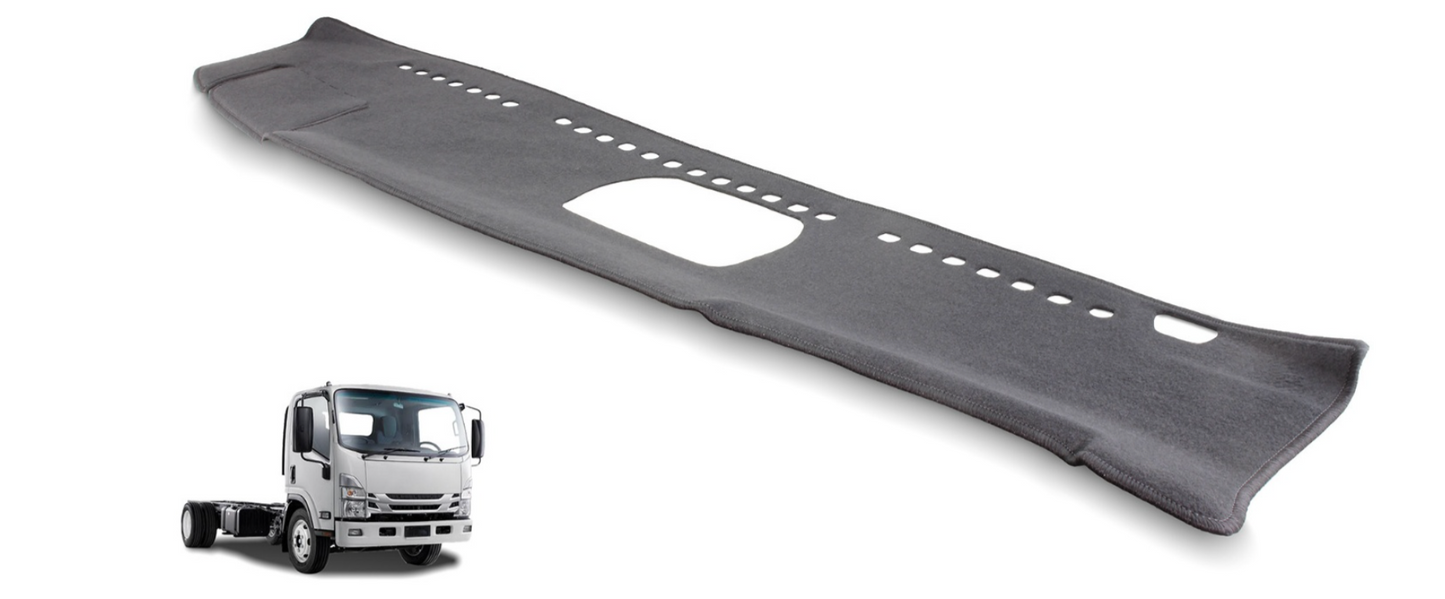 Dashmat Suits Isuzu N Series NQR/NNR/NPR/NQS Medium Duty Cabover (Flat Nose) Truck 2025-On INQR01 Black