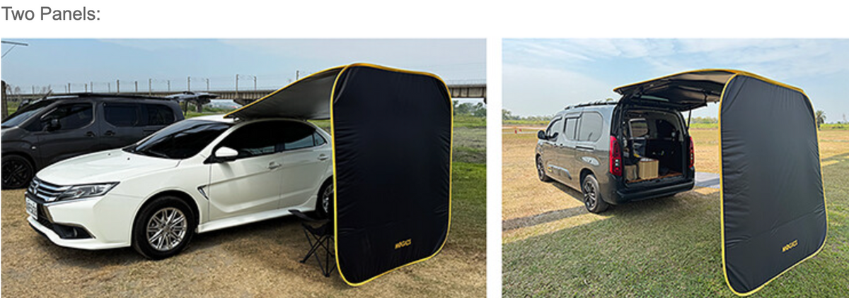 Carsule Lite Shade + Magic Magnets (4pcs)