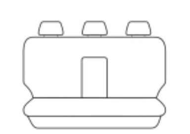 Canvas Seat Covers Set Suits Mitsubishi Triton MV GLX / GLX+ / GLS / GSR Dual Cab 12/2023-On