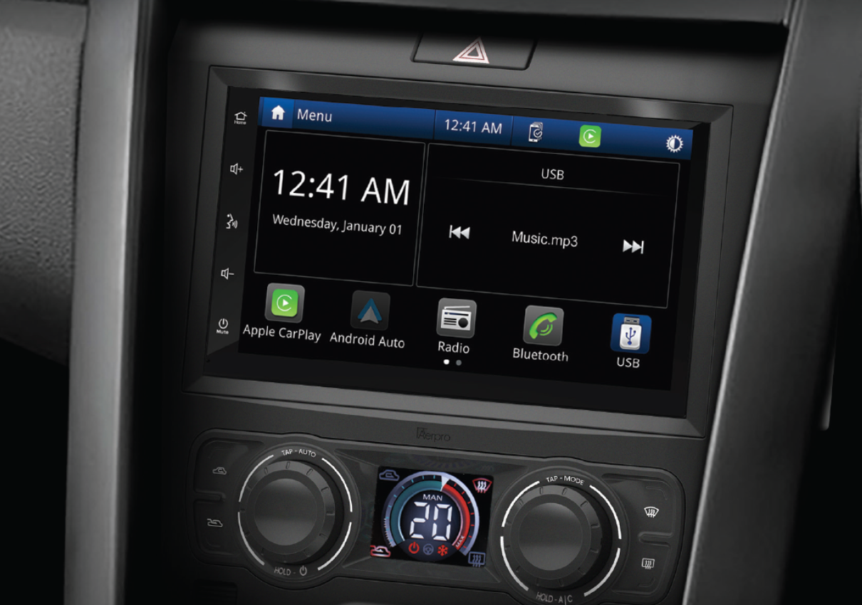 Facia Installation Kit Suits Holden Commodore VE Series 1 Single Zone FP9355BK Black