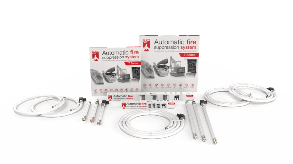 Blazecut T Automatic Fire Suppression System For 4WD Car Caravan Boat Switchboard T600ESB 6 Metre