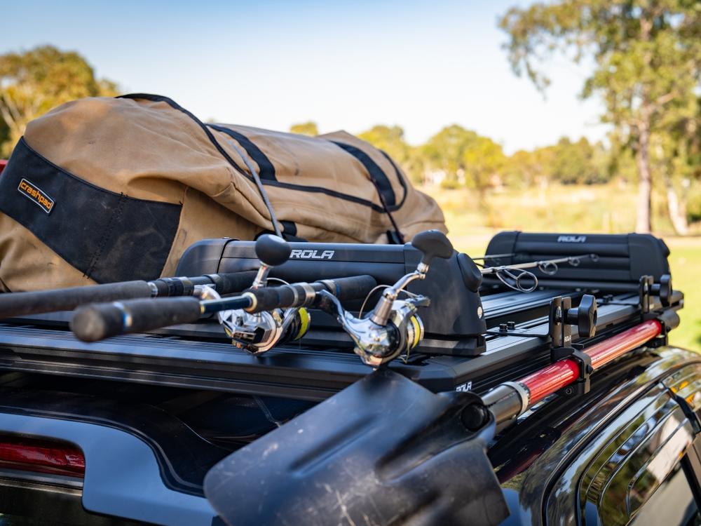 rola fishing rod holder RH8420 Stainless Steel It is not designed for offshore trolling Yakima ReelDeal | Rooftop Fishing