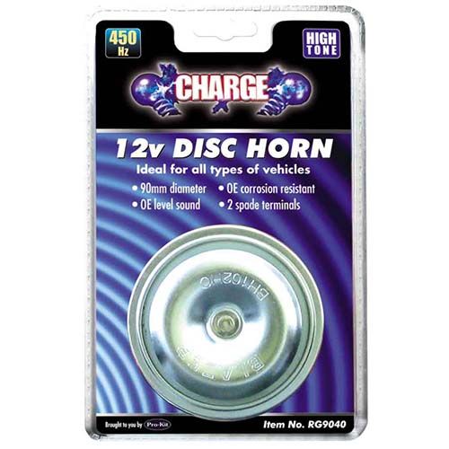 Electric Car Disc Horn 12V 90mm 450Hz RG9040
