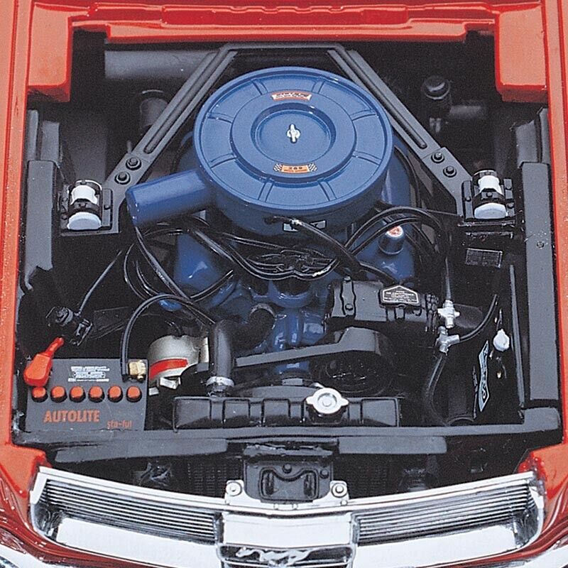 1:18 Classic Carlectables Ford Mustang Pony 1966 Signal Flare Red 18804