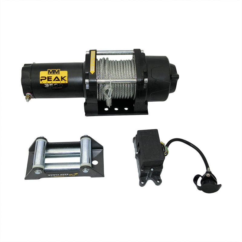 Mean Mother 4WD 3500 LB Peak 12V Electric Winch With Cable ATV EW3500