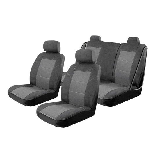 Esteem Velour Seat Covers Set Suits Mazda 323 Sedan 1985 2 Rows