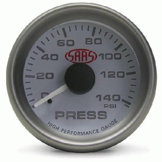 Saas 52mm 2 Inch Car Oil Pressure White Gauge Multi Colour SG-OP52W