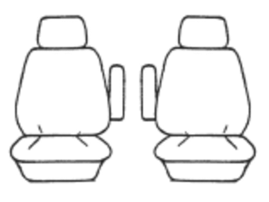 Custom Suits Subaru Forester Velour Seat Covers 01/2000-02/2008 Front & Rear Charcoal