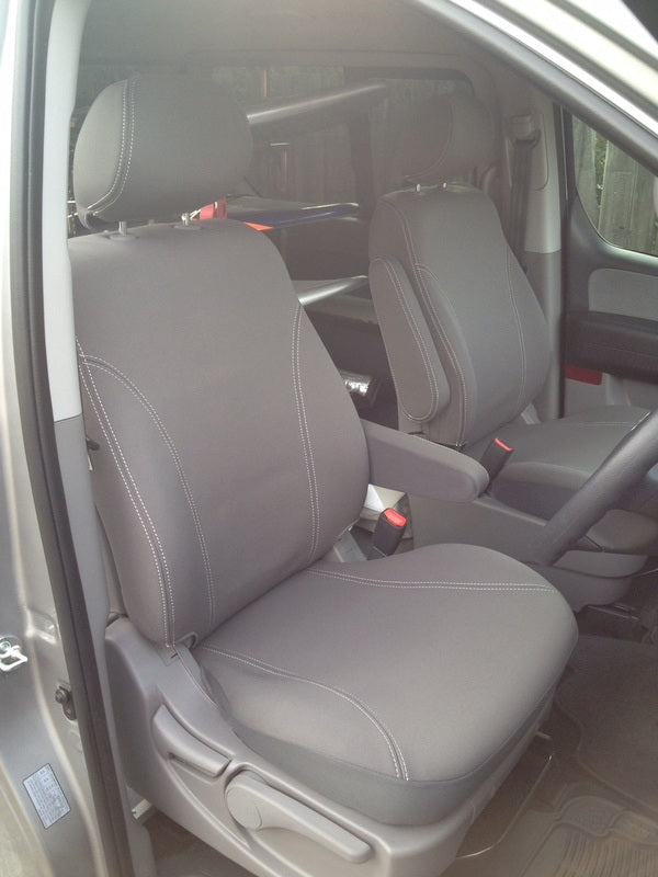 Wet Seat Grey Neoprene Seat Covers Suits Hyundai iMax TQ-W Van 7/2009-2021