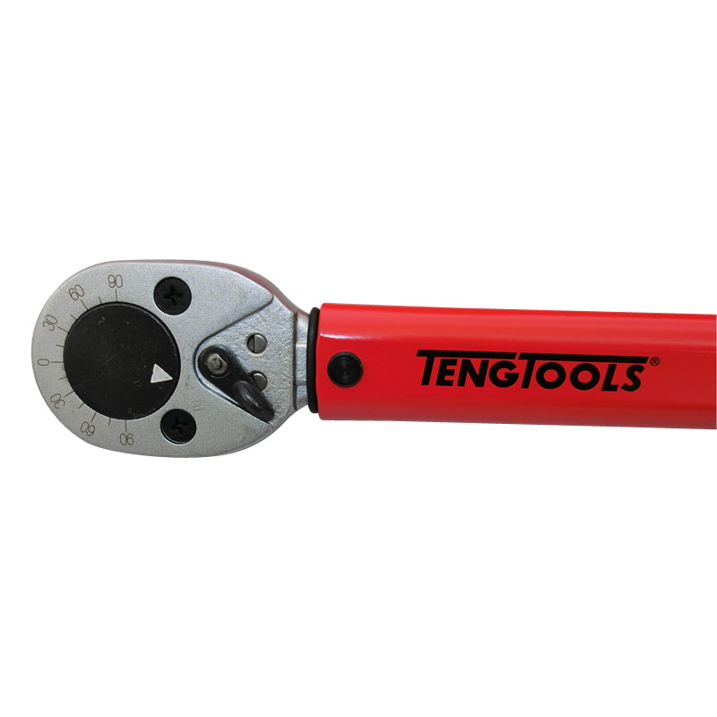 Teng Tools - 1/2 inch Drive Torque Wrench 40-210Nm Red 1292AG-EP40
