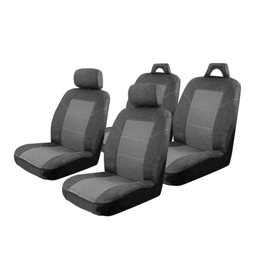 Esteem Velour Seat Covers Set Suits Mitsubishi Outlander 5 Seater 4 Door Wagon 2007 2 Rows