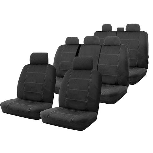 Wet N Wild Neoprene Seat Covers suits Toyota Landcruiser 200 Series 8 Seater GX/GXL Wagon 11/2007-On 3 Rows