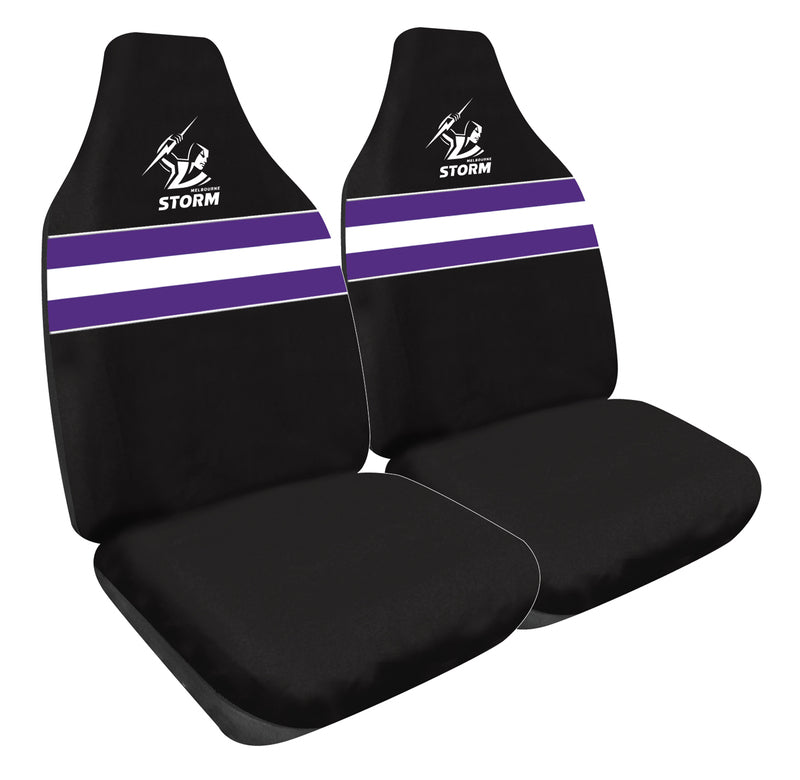 NRL Seat Covers Melbourne Storm One Pair PPNRLSTO6/2