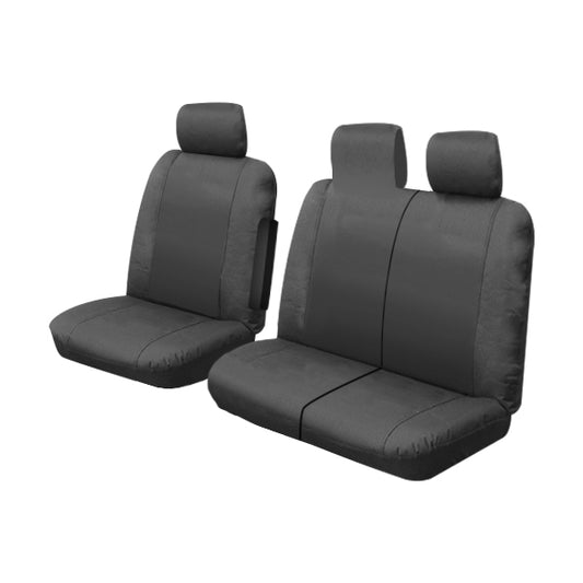 Canvas Custom Made Front Seat Covers suits Renault Trafic X82 SWB/LWB 103kW/Premium 103kW/Premium 125kW 1/2015-On Deploy Safe OUT7102CHA