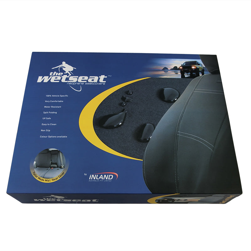 Wet Seat Neoprene Seat Covers suits Nissan X-Trail T-33 ST 7 Seater/ST-L/Ti/Ti-L/e-Power Wagon 8/2022-On Black