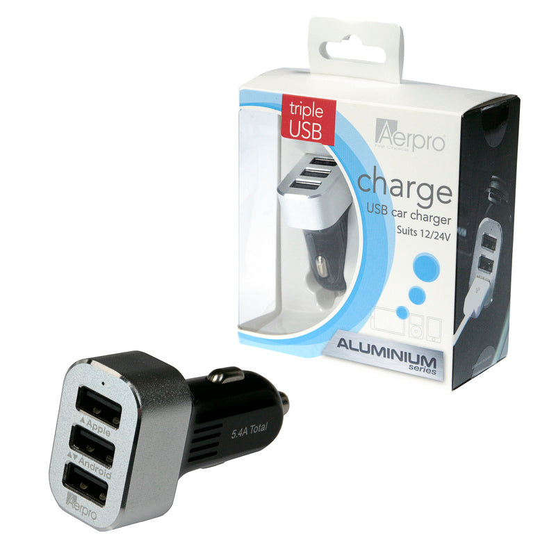 12V/24V 5.4a 3 Port USB Charger APL48S
