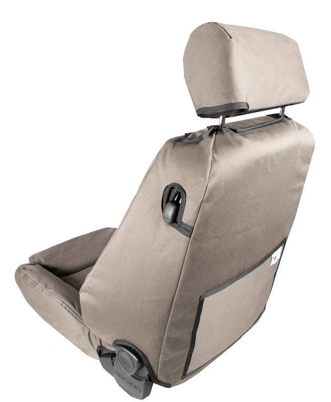 Black Duck 4Elements Grey Seat Covers Suits Mazda BT-50 Series 2 Single Cab 7/2015-7/2020