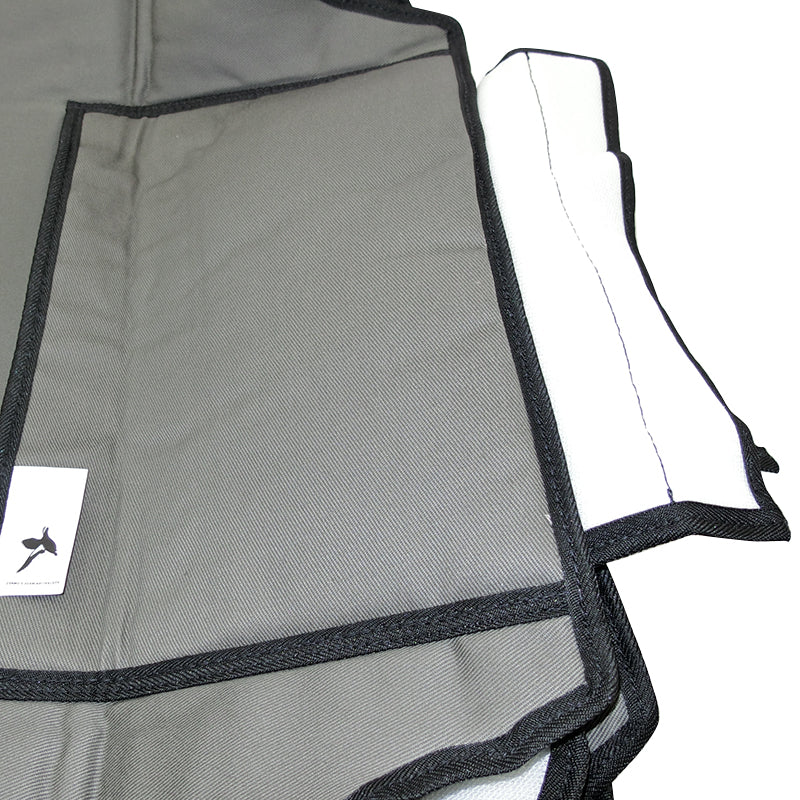 Black Duck Denim Grey Console & Seat Covers Suits Ford Everest 7/2015-5/2022