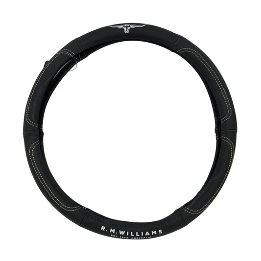 RM Williams Leather 16 Inch 41cm 4WD 4x4 Steering Wheel Cover RMW