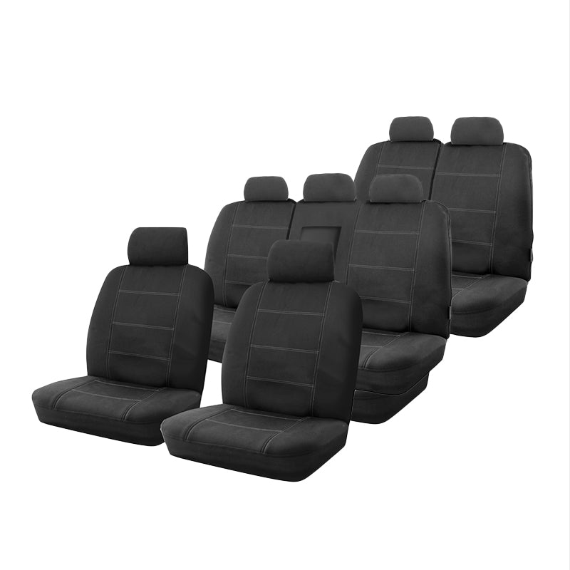 Seat Covers Wet N Wild Neoprene Suits Mitsubishi Outlander 11/2012-7/2021 Deploy Safe Three Rows