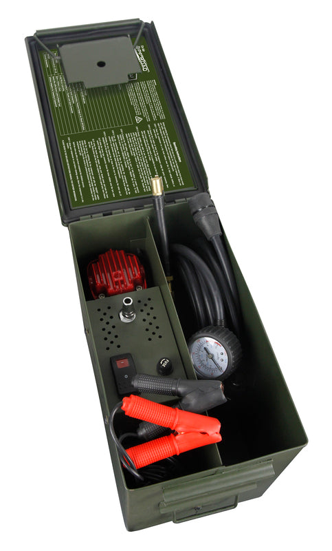 Ammo Box Air Compressor AC575 Pro Flow Dr Air Car 4x4 Off Road 75 Litre Per Minute