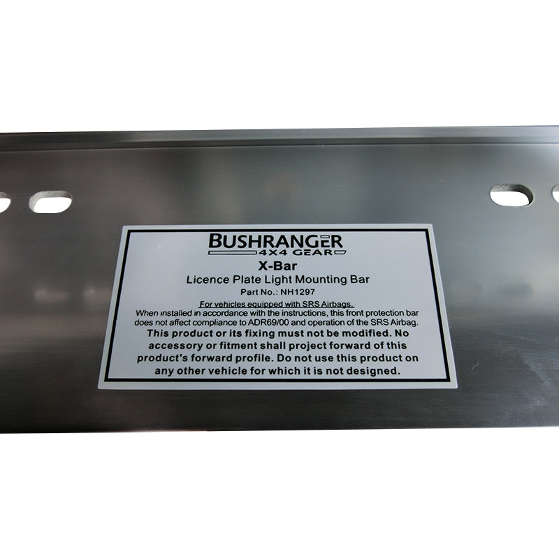 Night Hawk X-Bar Universal Driving Light Bar Silver 5 Year "No Fuss" Warranty NH1297