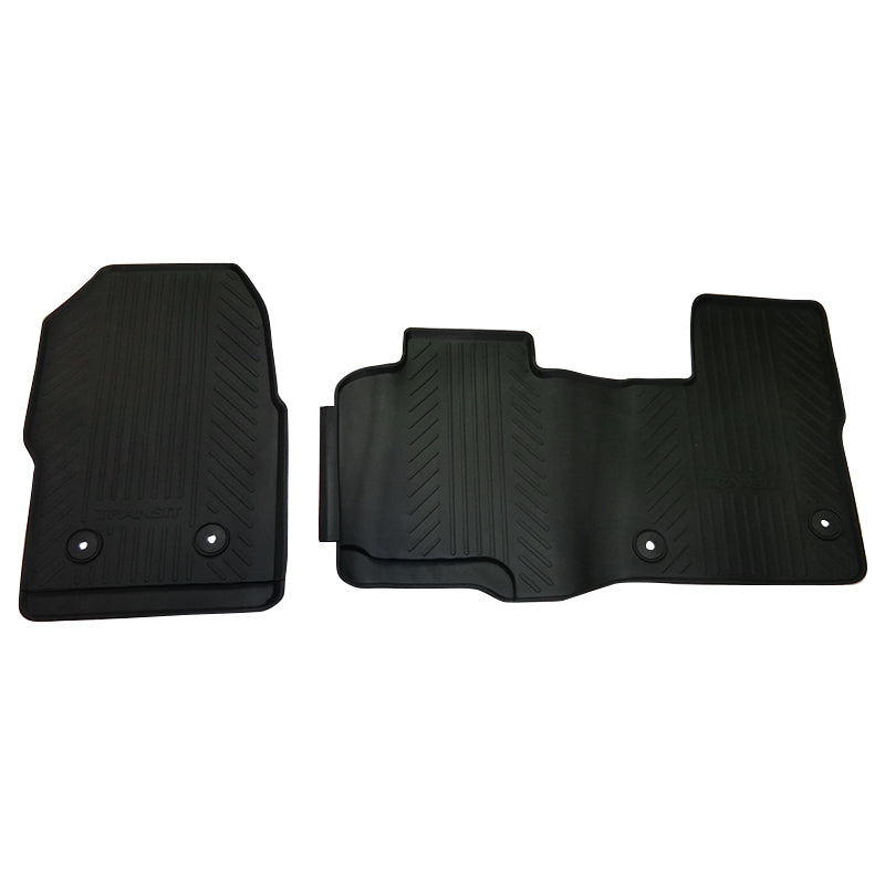 Custom Floor Mats Suits Ford Transit Van Auto 2013-2023 Front Rubber Composite PVC Coil