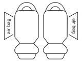 Custom Made Esteem Velour Seat Covers Suits Subaru Impreza MY11 XV 4 Door Hatch 6/2010-1/2012 2 Rows